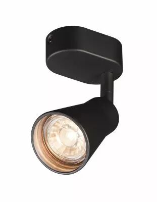 AVO, applique et plafonnier int�rieur, simple, noir, GU10/QPAR51, 50W max (1000886)