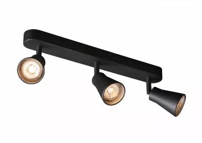 AVO, applique et plafonnier int�rieur, triple, noir, GU10/QPAR51, 3x 50W max (1000892)
