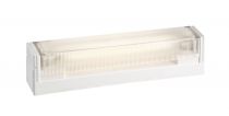 B.85C 01- Réglette S19 IP24 Vol.2 a/inter a/lpe LED 6W 2700K 600lm incl., claire (53021)