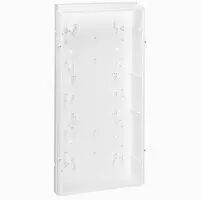 Bac �troit isolant - GTL encastr� - pour coffret 2 rang�es + platine �p. 51 mm