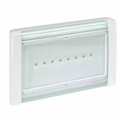 BAES d\'�vacuation ECO 2 � LEDs 45lm-1h plastique IP66-IK10 SATI adressable (062626)
