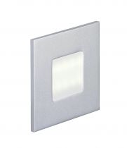 BALIZ 2 - Encastré Mur carré, fixe, gris, LED intég. 0,92W 2400K 52lm (50263)