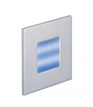 BALIZ 2 - Encastré Mur carré, fixe, gris, LED intég. 0,92W bleu (50382)