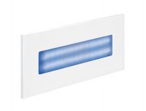 BALIZ 3 - Encastré Mur rectang., fixe, blanc, LED intég. 2,76W bleu (50383)