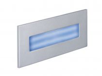 BALIZ 3 - Encastré Mur rectang., fixe, gris, LED intég. 2,76W bleu (50384)