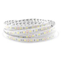 bande led blanc 6000k 5 m 60 leds 14.4 w / m ip67 12v silicon (7507s)