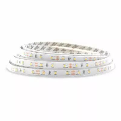 bandeau blc 2700k 5m 60led et 4.8w/m ip67 12v silicon (75022)