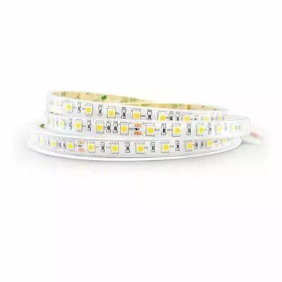 bandeau blc 3000k 5m 60 led et 14.4w/m ip67 24v silicon (75167)