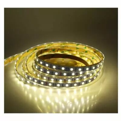 bandeau blc 4000k 5m 60led et 14.4w/m ip67 12v silicon (75074)