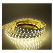 bandeau blc 4000k 5m 60led et 14.4w/m ip67 12v silicon (75074)