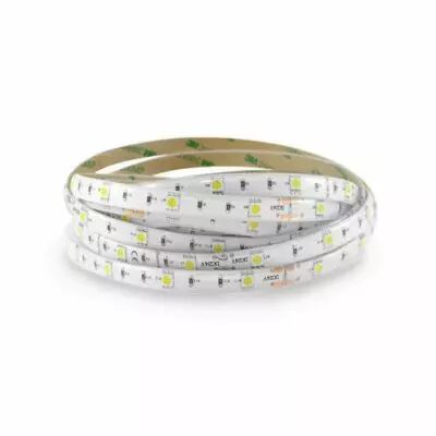 &bandeau blc 6000k 5m 30led et 7,2w/m ip65 12v pu (75043)