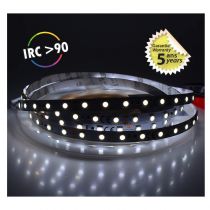 &bandeau blc 6000k 5m 60led 12,4w/m ip20 24v boite 5ans (751652)