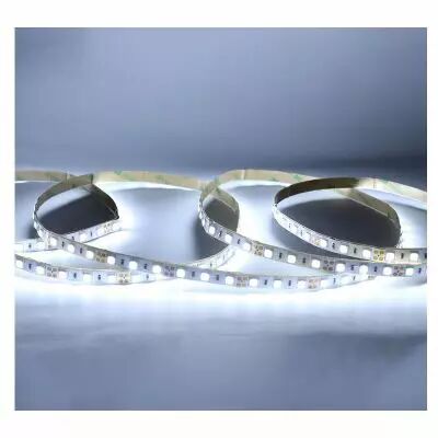 bandeau blc 6000k 5m 60led et 9w/m ip54 12v silicone (100415)