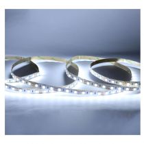 bandeau blc 6000k 5m 60led et 9w/m ip54 12v silicone (100415)