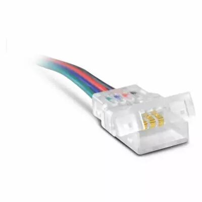 bandeau cable double connecteur 10mm pr ip67 rgb (100461)