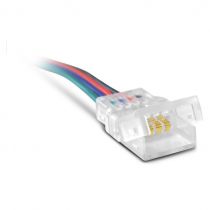 bandeau cable double connecteur 10mm pr ip67 rgb (100461)