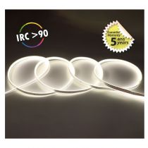 bandeau cob 4000k 5m 320led/m et 9w/m ip65 24v 5ans  (100520)