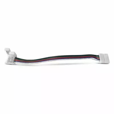 bandeau connect droit d/f avec cable pr bandeau rgb+w ip20 12mm (100879)