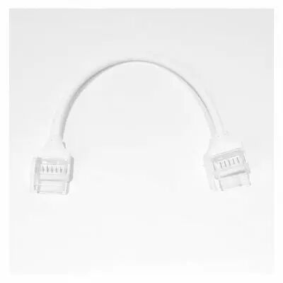 bandeau connect droit d/f avec cable pr bandeau rgb+w ip67 14mm  (100896)