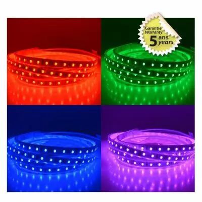 bandeau couleurs + 4000k 5m 60led 14,5w/m ip67 24v boite 5ans (751695)