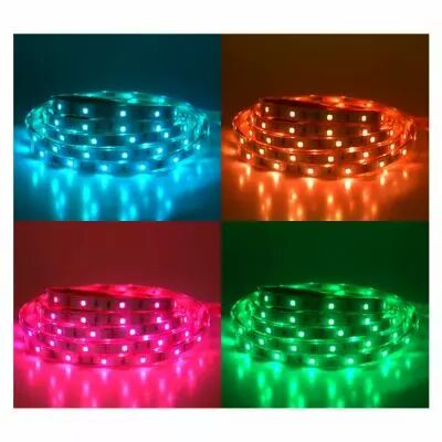 &bandeau couleurs 5m 30led et 7,2w/m ip67 12v silicon (75033)