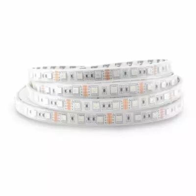 bandeau couleurs 5m 60led et 14,4w/m ip67 12v silicon (75060)
