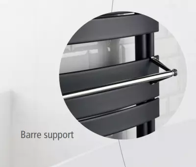 Barre support � embouts Blanc (NEFERTITI, ADELIS, CETO) (850223)