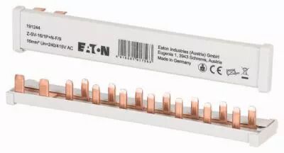 Barrette de pontage horizontale 1P+N 9 modules 16A (191244)