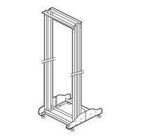 Bâti-rack 19\'\' - 42 U - 2 montants - 1956x540x640 mm (046395)