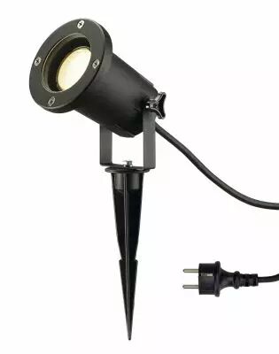 BIG NAUTILUS, projecteur ext�rieur, rond, noir, GU10/LED GU10 51mm, 11W max, IP65 (227410)