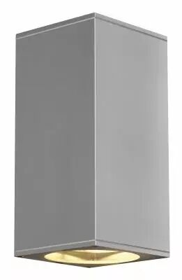 BIG THEO UP/DOWN, applique ext�rieure, gris argent, GU10/QPAR111, 2x 75W max, IP44 (229574)