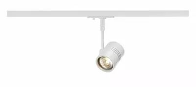 BIMA, spot pour rail 1 allumage, int�rieur, simple, blanc mat, GU10/QPAR51, 50W max (143441)