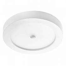bjork rond apparent 12w 3cct(3k/4k/6k)-irc80 1000lm det pir d177mm (300308)