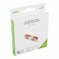 blister de 12 bornes 221 inline 4mm&sup2; (221-2411/995-012)