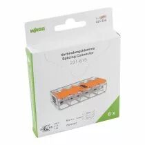 blister de 6 bornes 221 5x6mm&sup2; (221-615/995-006)