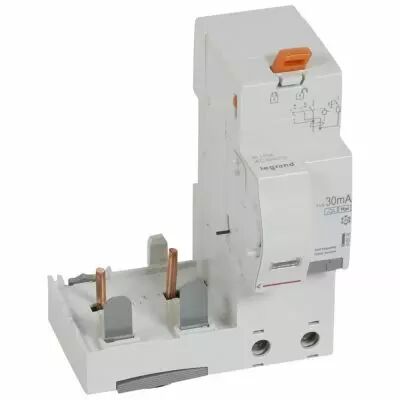 Bloc diff adapt DX� - � vis - 2P - 230/400 V~ - 63 A - type Hpi - 30 mA (410576)