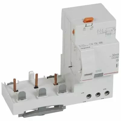 Bloc diff adapt DX� - � vis - 3P - 400 V~ - 63 A - type Hpi - 30 mA (410605)