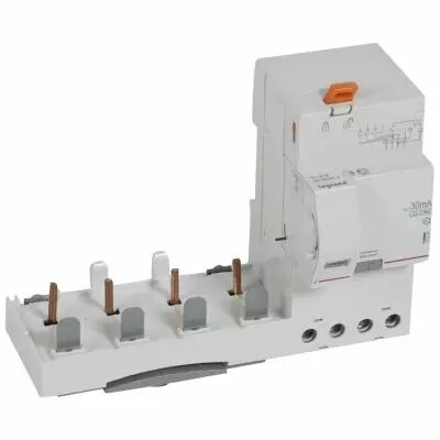Bloc diff adapt DX� - � vis - 4P - 400 V~ - 63 A - type HPI - 30 mA (410636)
