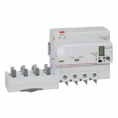 Bloc diff adapt DX�-� vis-4P- 400V~-mesure- 125 A - type HPI - 30/3000mA - 7,5 M (410659)