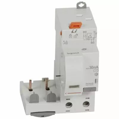 Bloc diff adapt DX�-auto-2P-230/400 V~-40 A-type AC-30 mA-Disjoncteur 1 mod/p�le (410407)