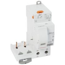 Bloc diff adapt DX³-auto-2P-230/400 V~-40 A-type AC-300 mA-Disjoncteur 1 mod/pôle (410419)