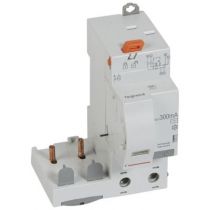 Bloc diff adapt DX³-auto-2P-230/400 V~-63 A-type AC-300 mA-Disjoncteur 1 mod/pôle (410420)