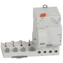 Bloc diff adapt DX³-auto-4P-400 V~-40 A-type AC-30 mA-Disjoncteur 1 mod/pôle (410505)