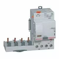 Bloc diff adapt DX�-auto-4P-400 V~-63 A-type AC-300 mA-Disjoncteur 1 mod/p�le (410518)