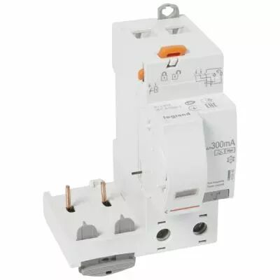 Bloc diff adapt DX�-vis-2P-230/400 V~-40 A-type Hpi-300 mA-Disjoncteur 1 mod/p�le (410446)