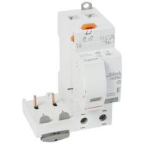 Bloc diff adapt DX³-vis-2P-230/400 V~-40 A-type Hpi-300 mA-Disjoncteur 1 mod/pôle (410446)