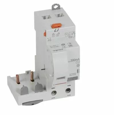 Bloc diff adapt DX�-vis-2P-230/400 V~-63 A-type AC-300 mA-Disjoncteur 1 mod/p�le (410414)