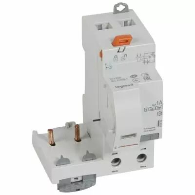 Bloc diff adapt DX�-vis-2P-230/400 V~-63 A-type Hpi-300mA s�lect-Disjoncteur 1 mod/p�le (410462)