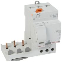 Bloc diff adapt DX³-vis-3P-400 V~-63 A-type AC-300 mA-Disjoncteur 1 mod/pôle (410475)