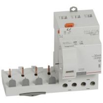 Bloc diff adapt DX³-vis-4P-400V~-40A-typeHpi-30mA-Disjoncteur 1mod/pôle-câbl trad (410533)